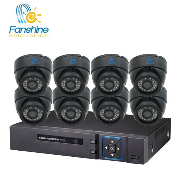 TOP Sell CCTV Camera Kit Night Vision 8 Channel 720P 1MP AHD CCTV Camera System Home Security