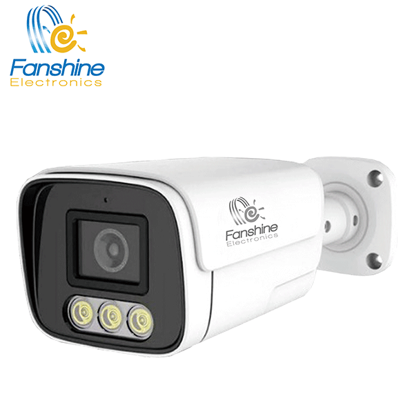 Fanshine 1080P 4合1模拟AHD星光警告灯摄像机户外全彩日夜视防水